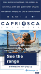 Mobile Screenshot of caprioscaswimwear.com.au